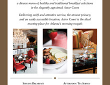 Promotional Materials for St. Regis Atlanta