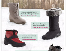Holiday Hot Picks: Winter Boots Email